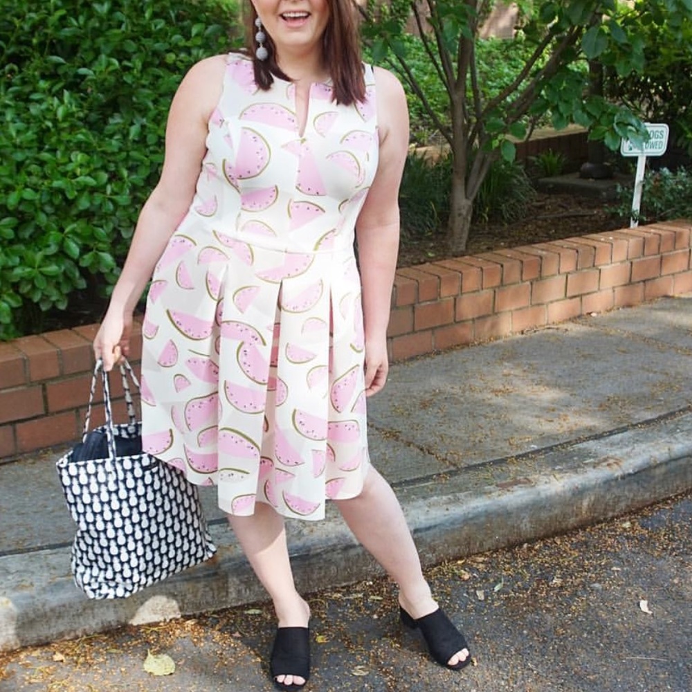 COREY Watermelon Dress (Gwynnie Bee Exclusive) S16